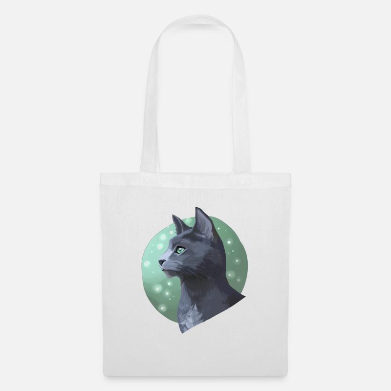 Needletail Needle Tail Warrior Cats Grey Cat - Tote Bag - white