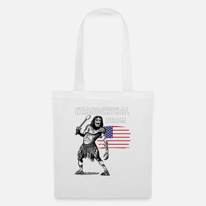 NEANDERTHAL FROM USA - Stoffbeutel - Weiß
