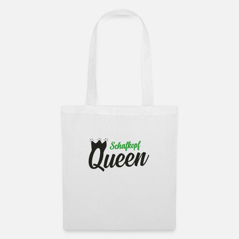Schafkopf Queen - Stoffbeutel - Weiß