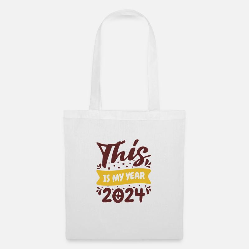 This Is My Year 2024 - Stoffbeutel - Weiß