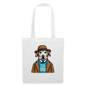 C’est mon costume humain - Sac en tissu - blanc - Devant