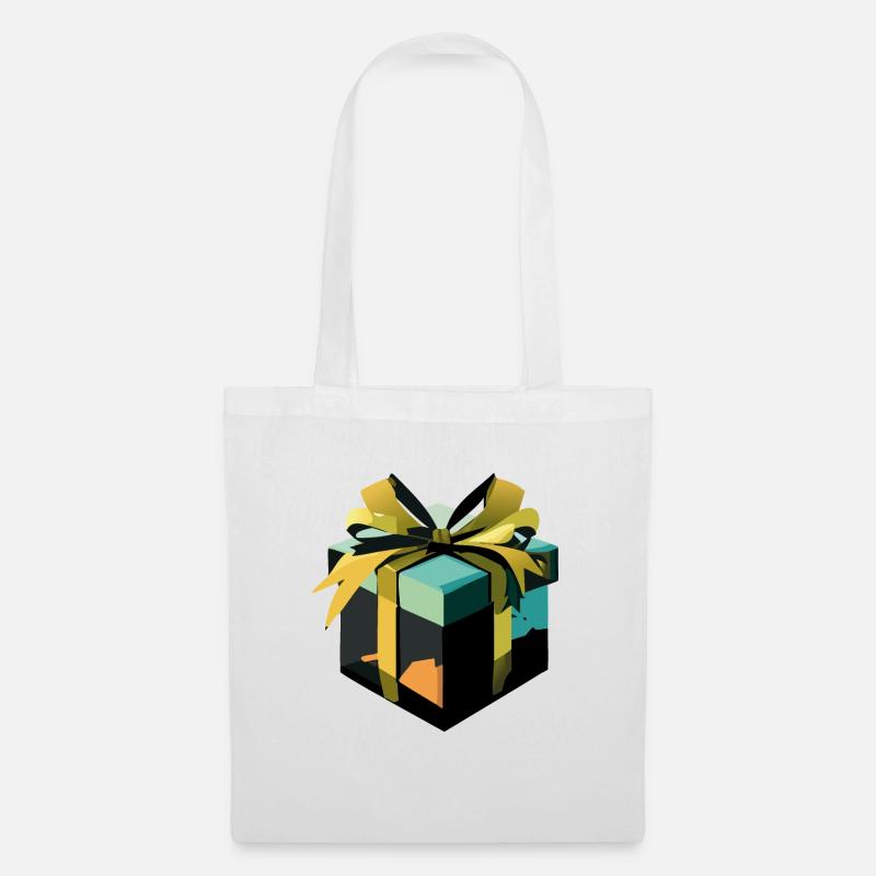 Geschenk - Stoffbeutel - Weiß