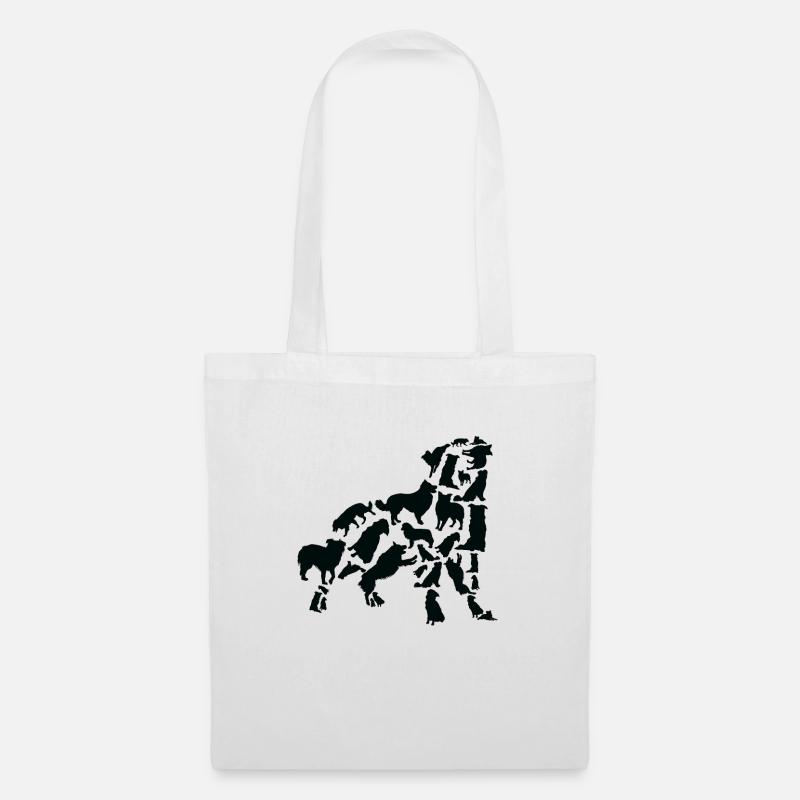 Australian Shepherd Dog Mama Beagle Papa - Stoffbeutel - Weiß