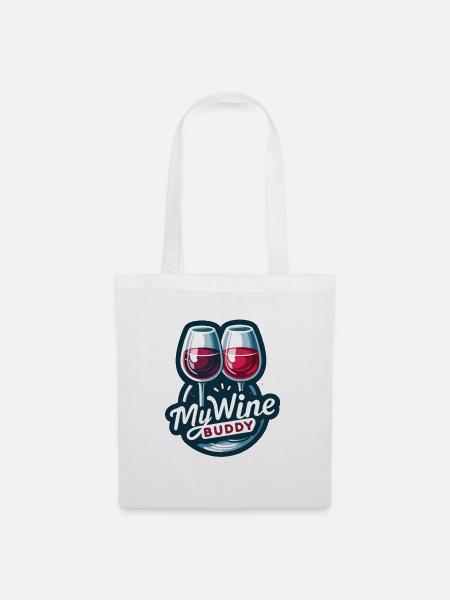 Wine Buddy - Stoffbeutel - Weiß