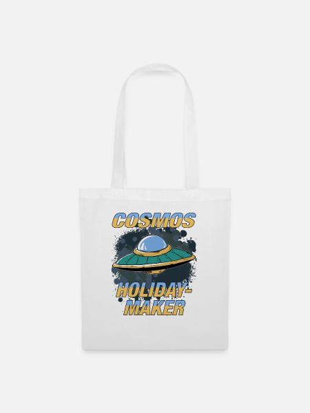 UFO COSMOS HOLIDAYMAKER - Stoffbeutel - Weiß