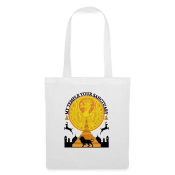 MY TEMPLE YOUR SANCTUARY - Tote Bag - white - Front