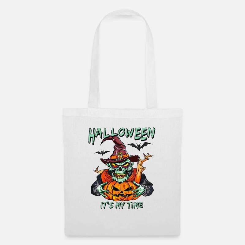 HALLOWEEN IT'S MY TIME - Stoffbeutel - Weiß