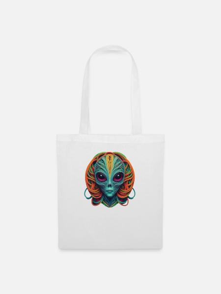 Alien - Stoffbeutel - Weiß