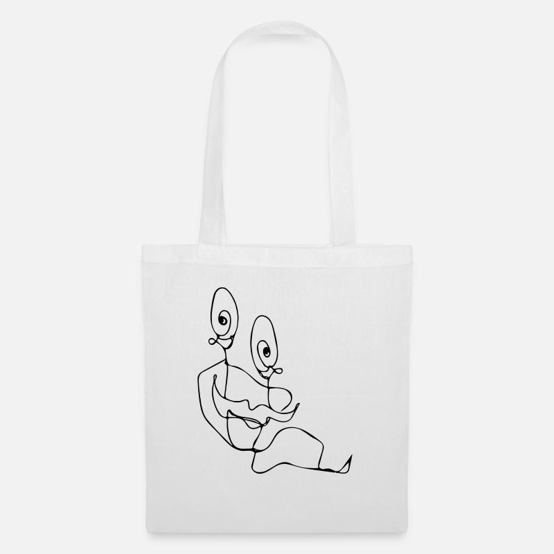 Visqueux - Sac en tissu - blanc