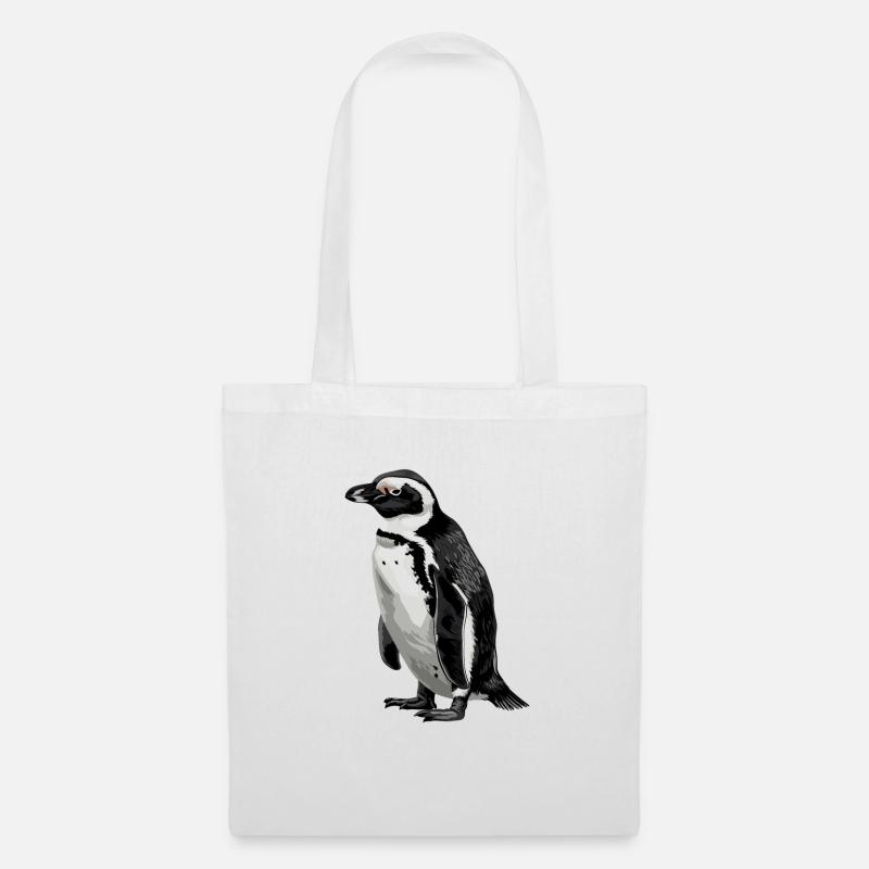 Pinguin - Stoffbeutel - Weiß
