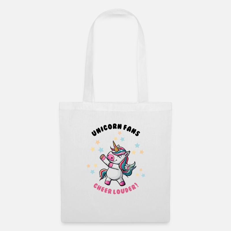 Einhorn-Fans jubeln lauter - Stoffbeutel - Weiß