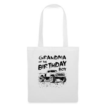 Grandma of the Birthday Boy Monster Truck Party - Tote Bag - white - Front