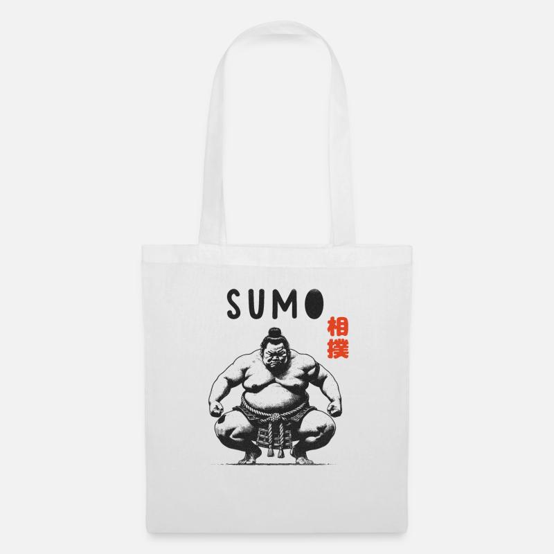 Sumo Wrestler - Stoffbeutel - Weiß