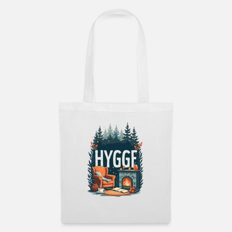 HYGGE - Stoffbeutel - Weiß