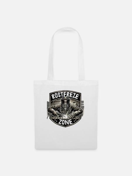 Rostfreie Zone - Stoffbeutel - Weiß