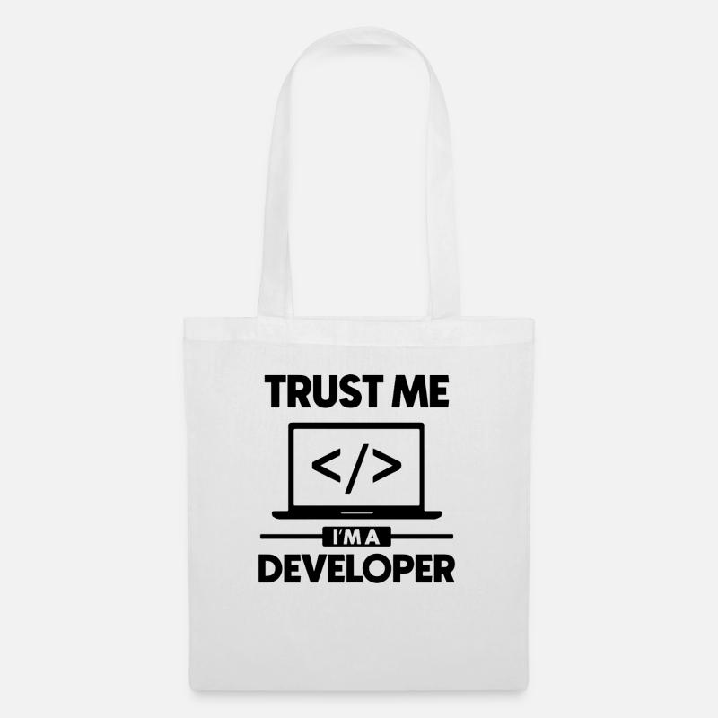 Believe me, I'm a developer - Tote Bag - white