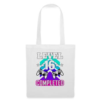 16 Anniversaire - Sac en tissu - blanc - Devant