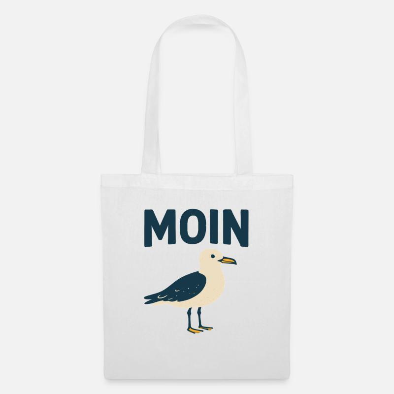 Moin - Stoffbeutel - Weiß