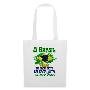 Brasil Vibra - Tropical Force of a Great Country - Tote Bag - white - Front