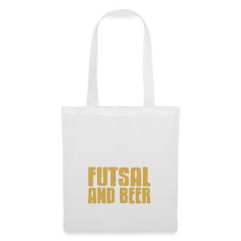 Yep I'm a Dad and I Love Futsal and Beer Humor - Tote Bag - white - Front