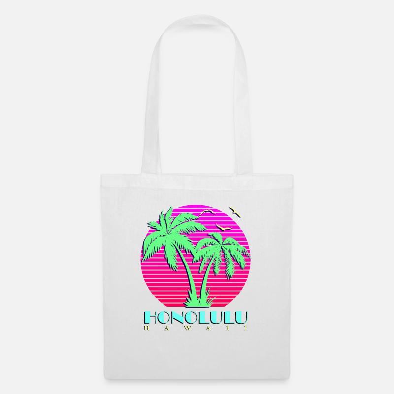 Honolulu - Stoffbeutel - Weiß