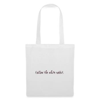 Follow the white rabbit programming gift - Tote Bag - white - Front