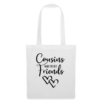 Cousin cousin cousins meilleurs amis - Sac en tissu - blanc - Devant