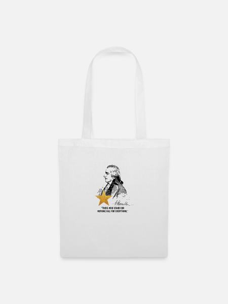 Alexander Hamilton - Stoffbeutel - Weiß