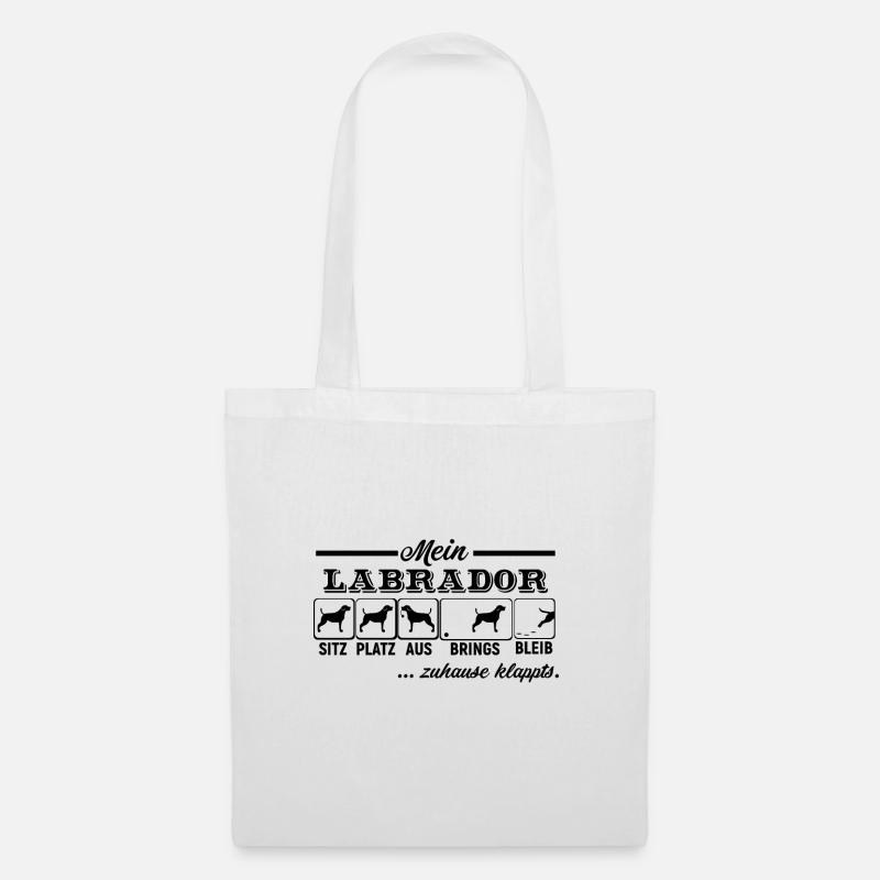 Labrador Retriever - Stoffbeutel - Weiß