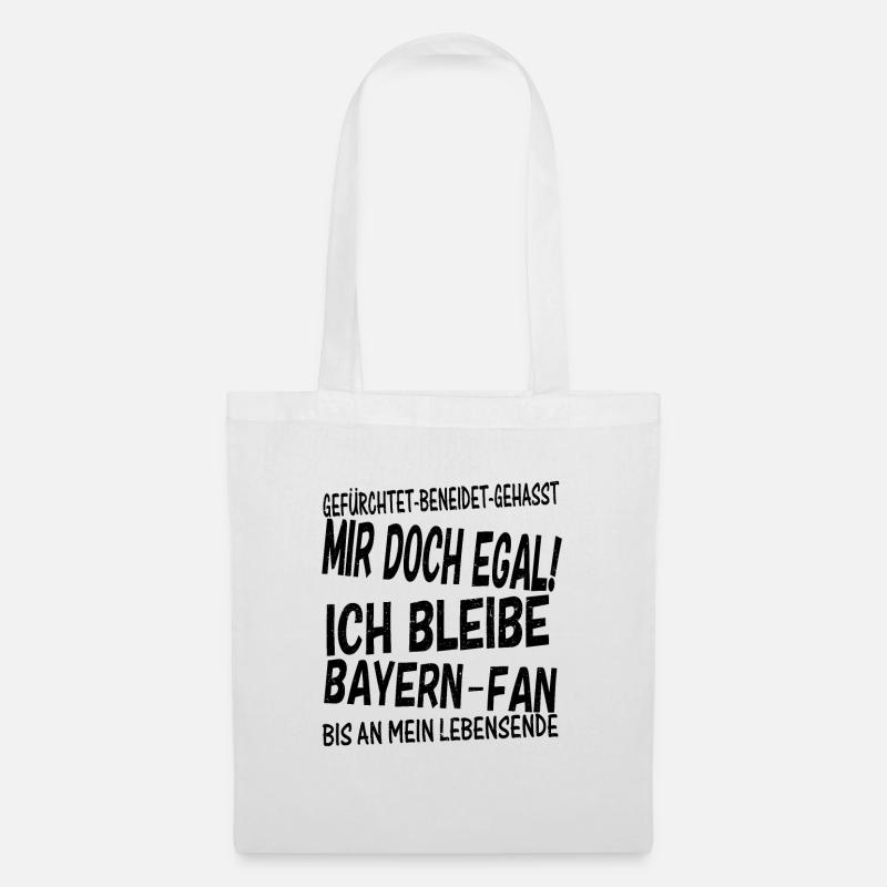 Bayern Fan Design - Stoffbeutel - Weiß