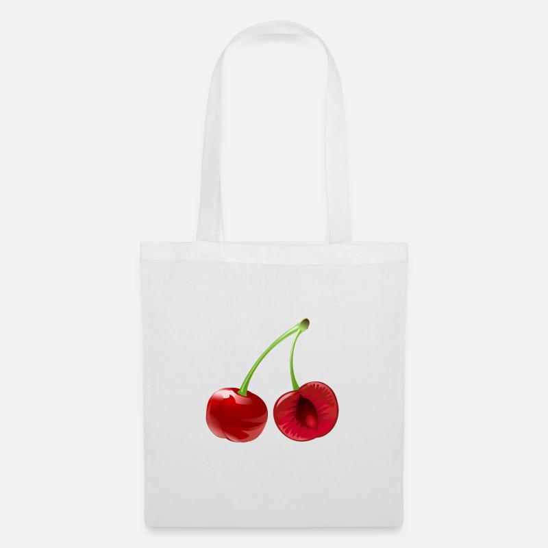 Cherry Fruit Fruit Cherry Fruit - Tote Bag - white