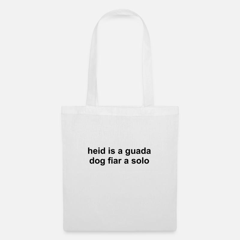 Heid is a guada dog fiar a solo Schafkopf - Stoffbeutel - Weiß