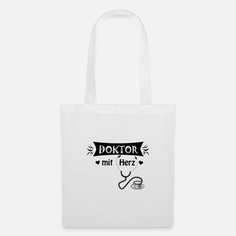 Doktor - Stoffbeutel - Weiß