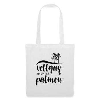 Full throttle under the palms - Tote Bag - white - Front