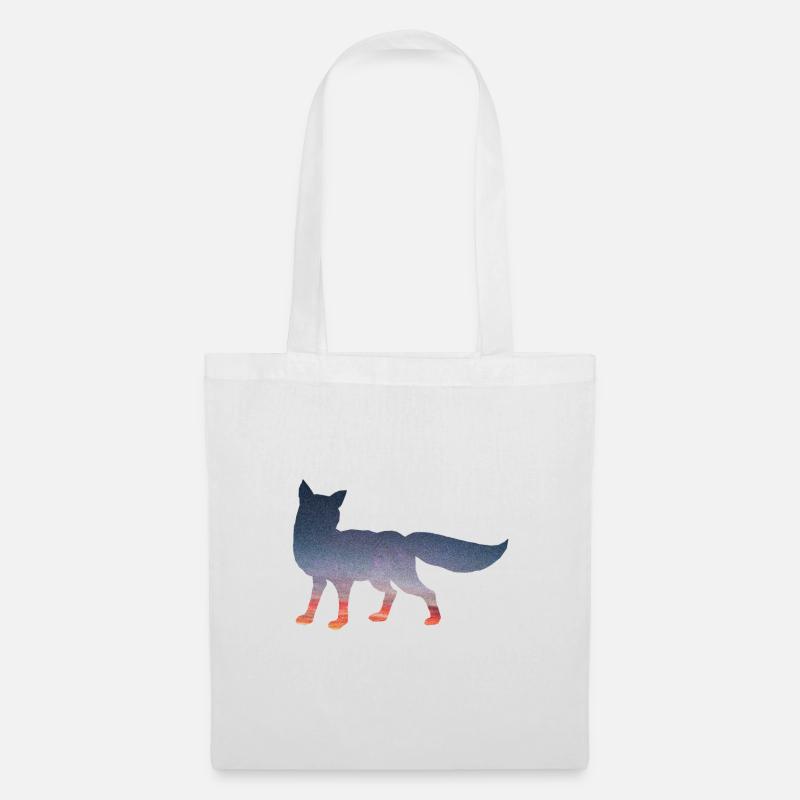 Space Fox - Stoffbeutel - Weiß