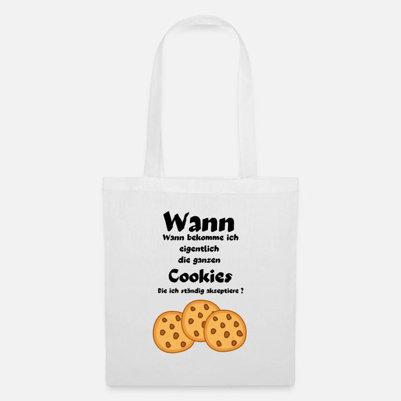 Cookies - Stoffbeutel - Weiß