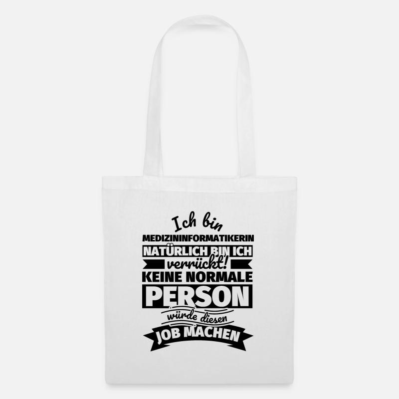 Medizininformatikerin Geschenke - Stoffbeutel - Weiß