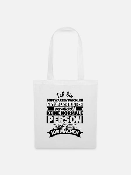Softwareentwickler Geschenke - Stoffbeutel - Weiß