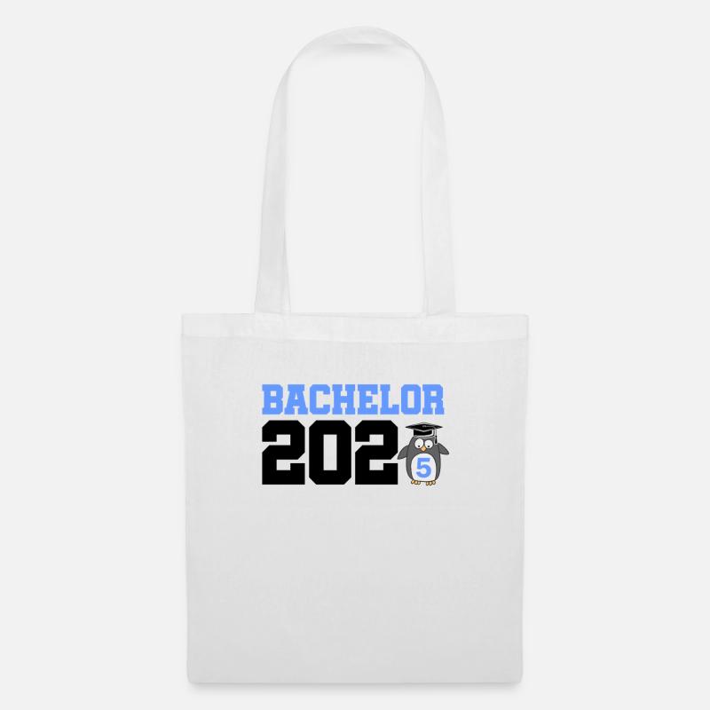 Bachelor 2025 Abschluss Promotion Sponsion - Stoffbeutel - Weiß