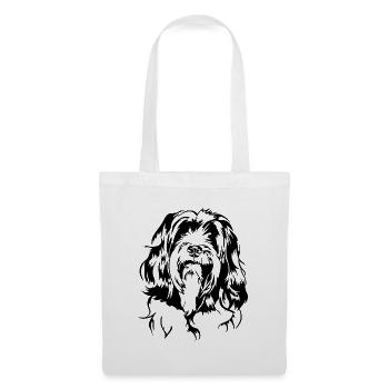 Tibetan Terrier Portrait Dog Portrait Dog Wilsigns - Tote Bag - white - Front