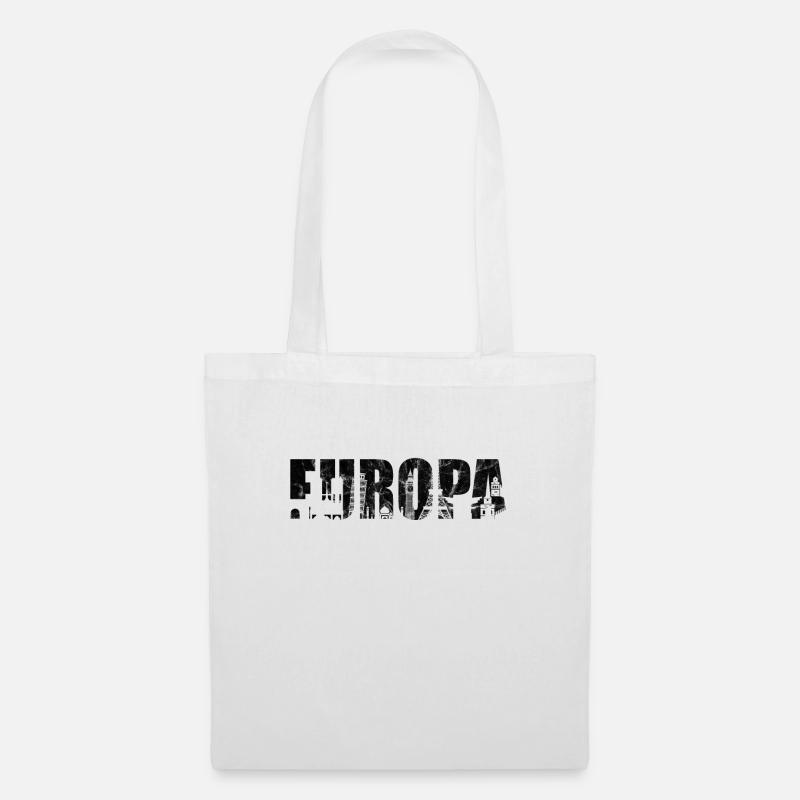 Europa. Statement. - Stoffbeutel - Weiß