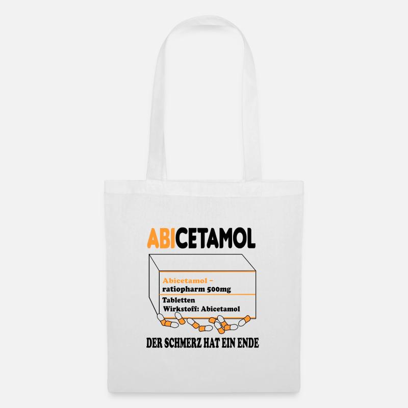 Abitur 2020 Abishirts Abschlussshirts AK 20 Abi - Stoffbeutel - Weiß