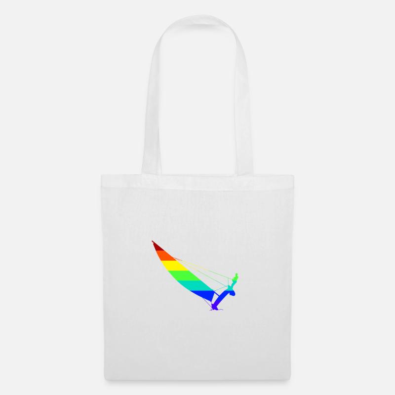 Catamaran in rainbow - Tote Bag - white