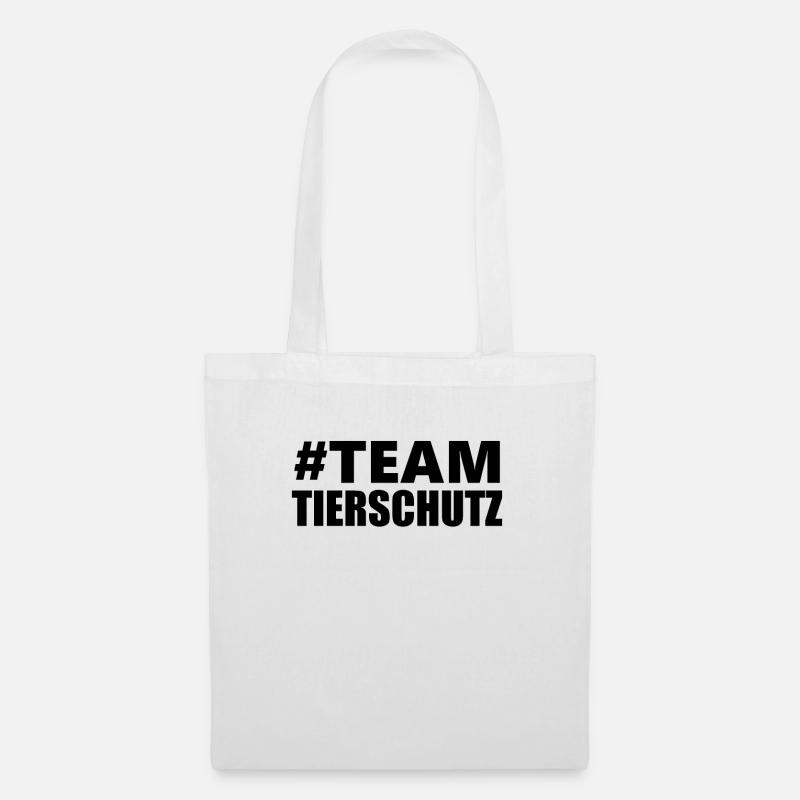 Team Tierschutz - Stoffbeutel - Weiß