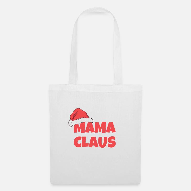 Mama Claus - Stoffbeutel - Weiß