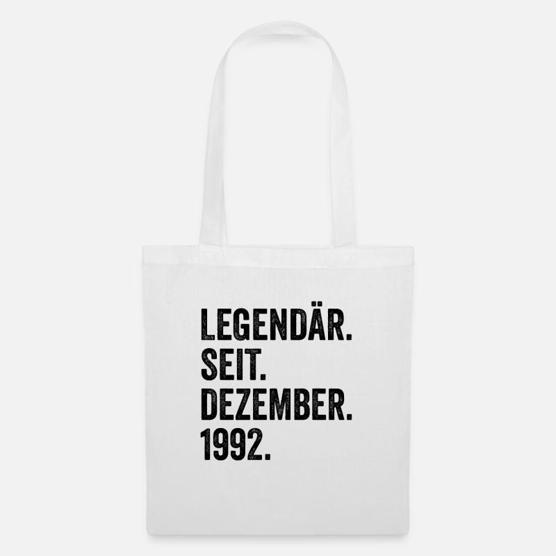 30 Jahre Legendär Seit Dezember 1992 30. - Stoffbeutel - Weiß