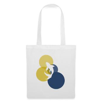 Poisson Koi d’étang - Sac en tissu - blanc - Devant