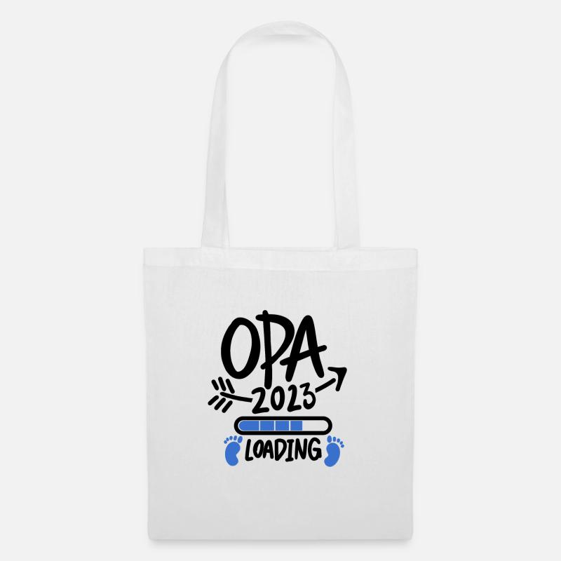 Opa 2023 - Werdende Opa - Stoffbeutel - Weiß