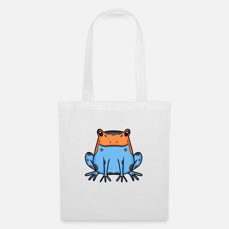 Baumsteigerfrosch Baumsteigerfrösche Frosch - Stoffbeutel - Weiß
