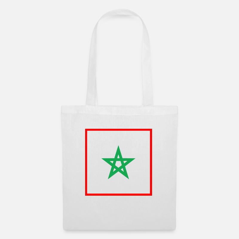 Maroc - Sac en tissu - blanc